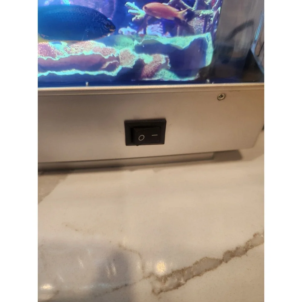 Discovery Kids Aquarium Lamp Rotating Motion Fish Ocean Sea Life Night Light